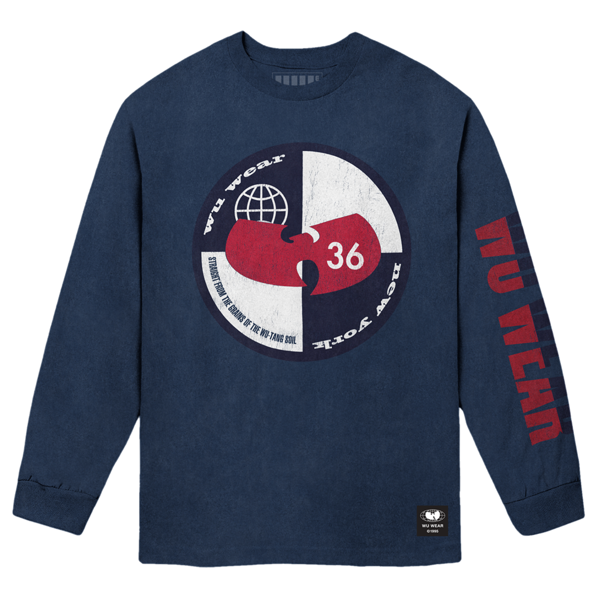 Split Quadrant Longsleeve - Navy