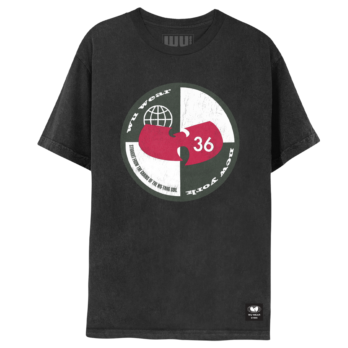 Split Quadrant T-shirt - Black